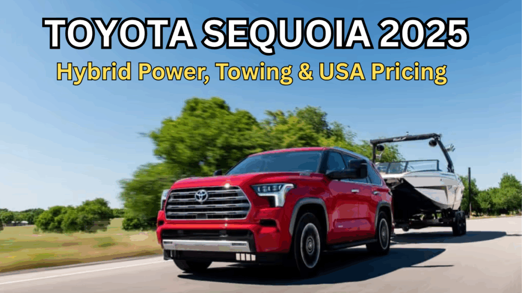 Toyota Sequoia 2025: Hybrid Power, Towing & USA Pricing