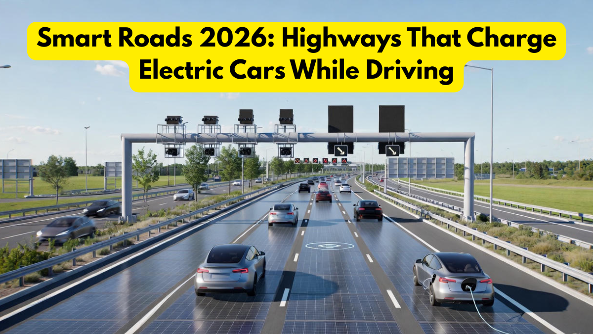 Smart Roads 2026: Highways That Charge Electric Cars While Driving