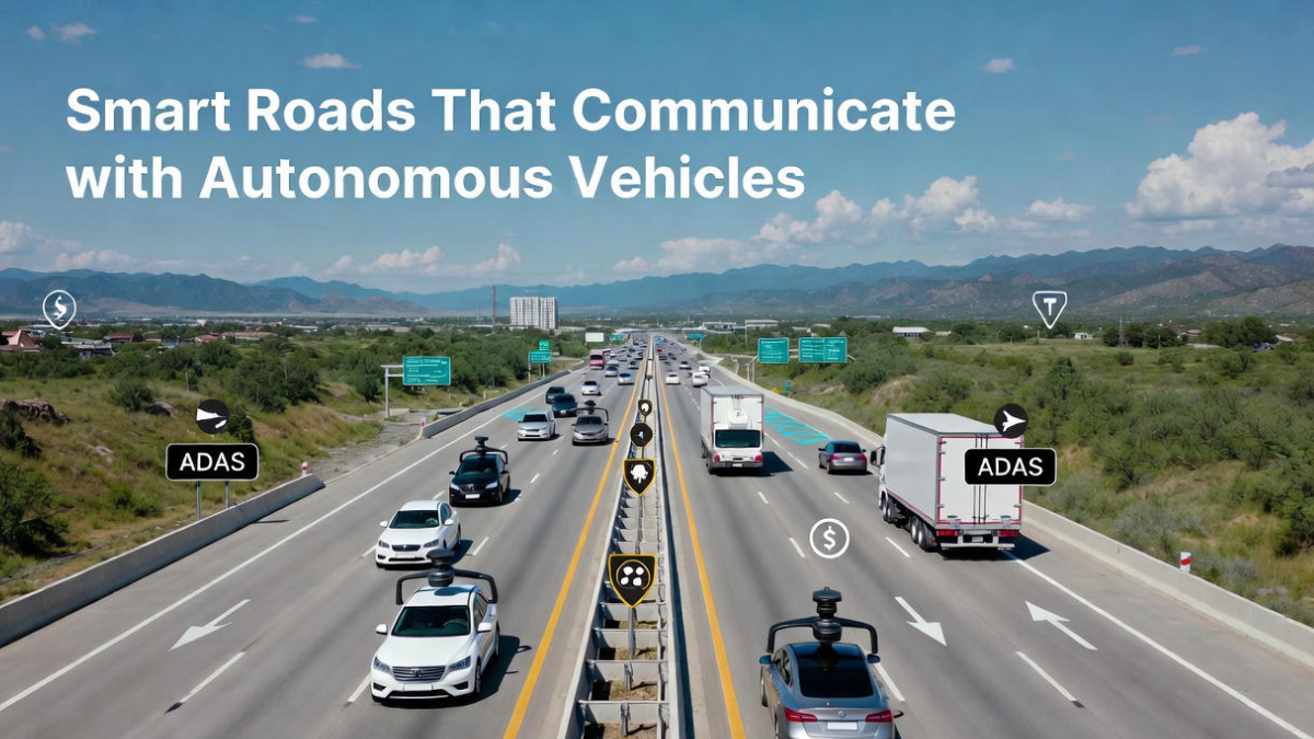 Smart Roads That Communicate with Autonomous Vehicles