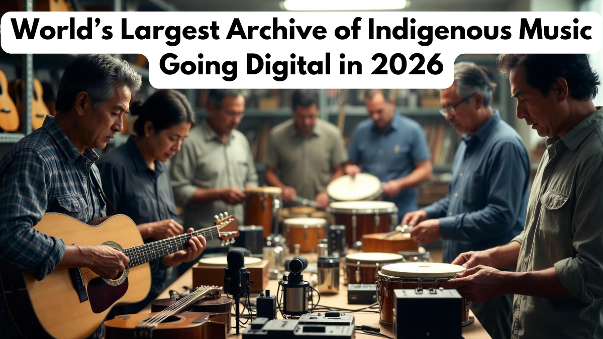 World’s Largest Archive of Indigenous Music Going Digital in 2026
