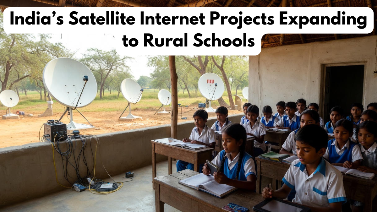 India’s Satellite Internet Projects Expanding to Rural Schools