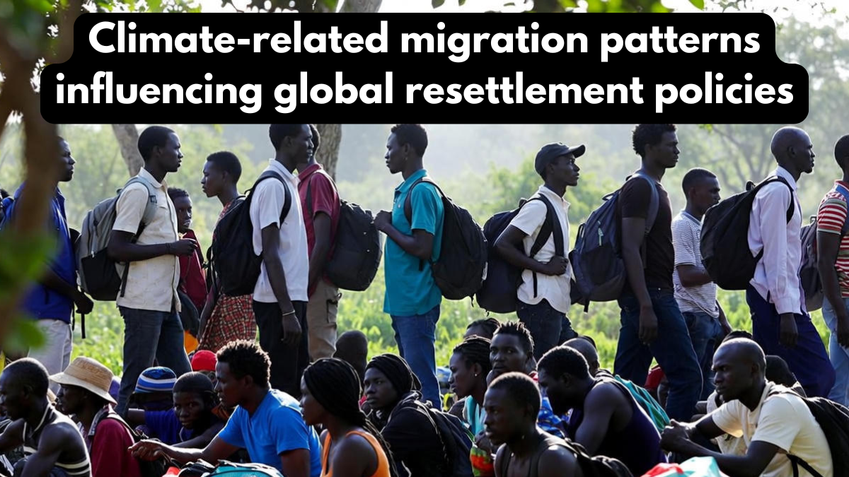 Climate-related migration patterns influencing global resettlement policies