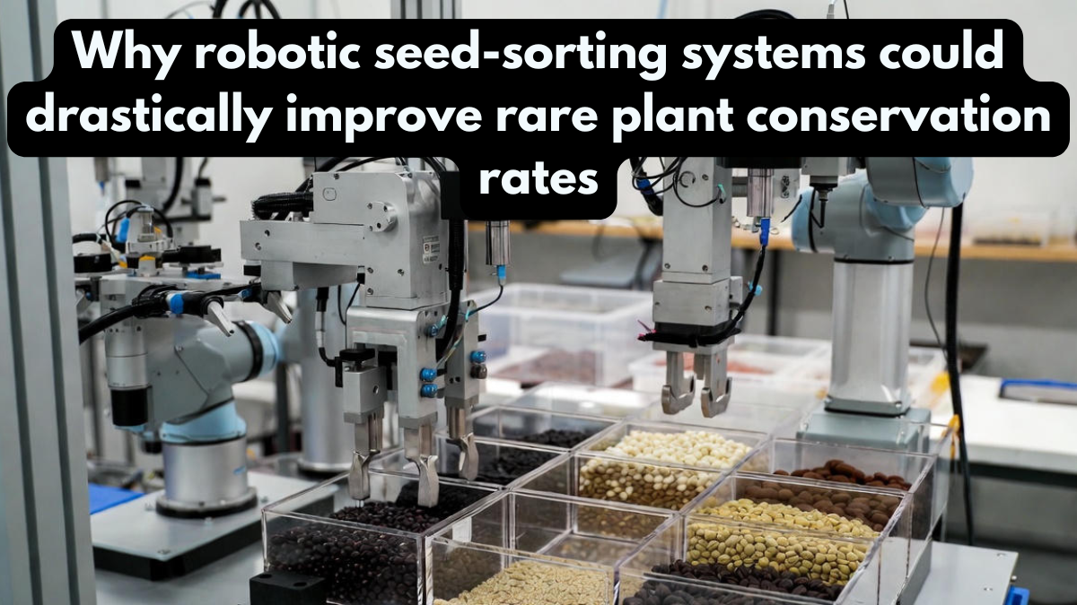 Why robotic seed-sorting systems could drastically improve rare plant conservation rates