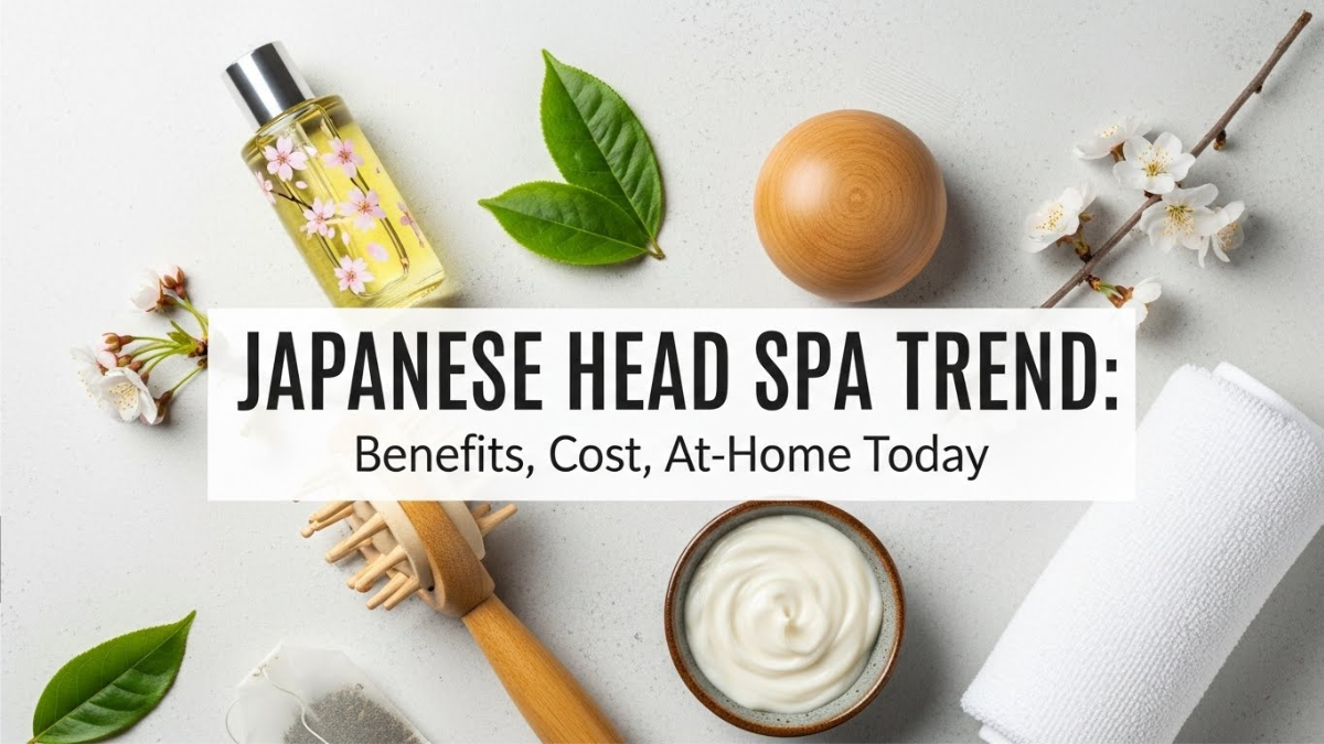 Japanese Head Spa Trend: Benefits, Cost, At-Home Today