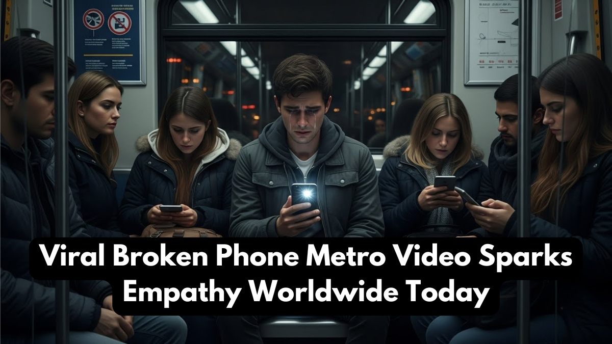 Viral Broken Phone Metro Video Sparks Empathy Worldwide Today