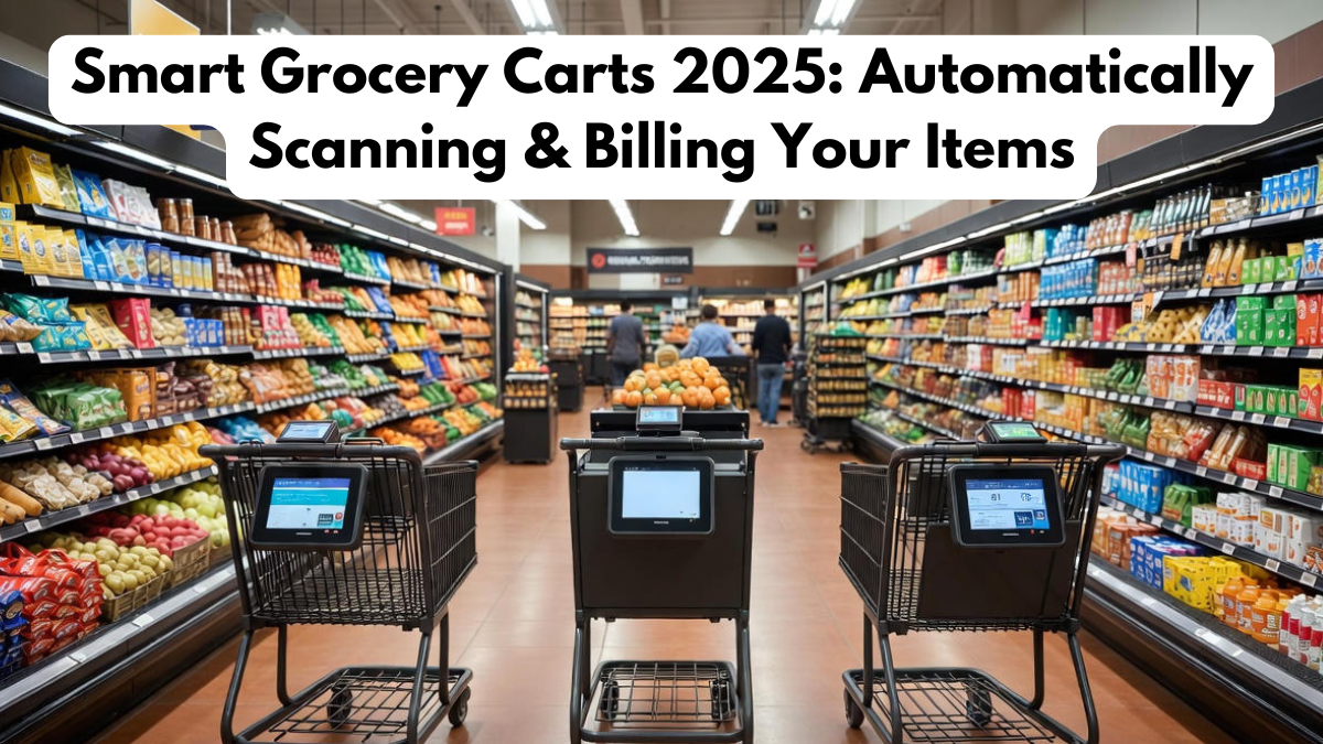 Smart Grocery Carts 2025: Automatically Scanning & Billing Your Items