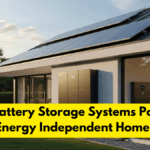 Home Battery Storage Systems Powering Energy Independent Homes