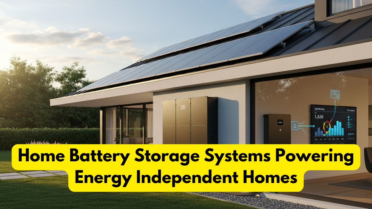 Home Battery Storage Systems Powering Energy Independent Homes