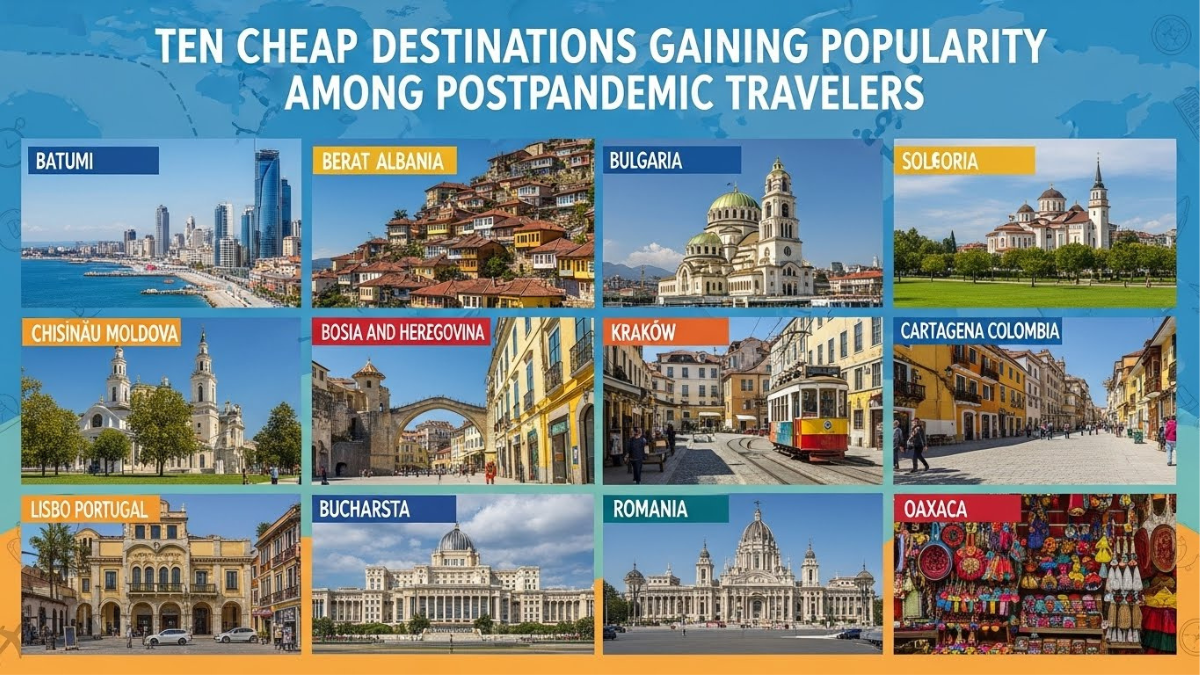 Ten Cheap Destinations Gaining Popularity Among Postpandemic Travelers