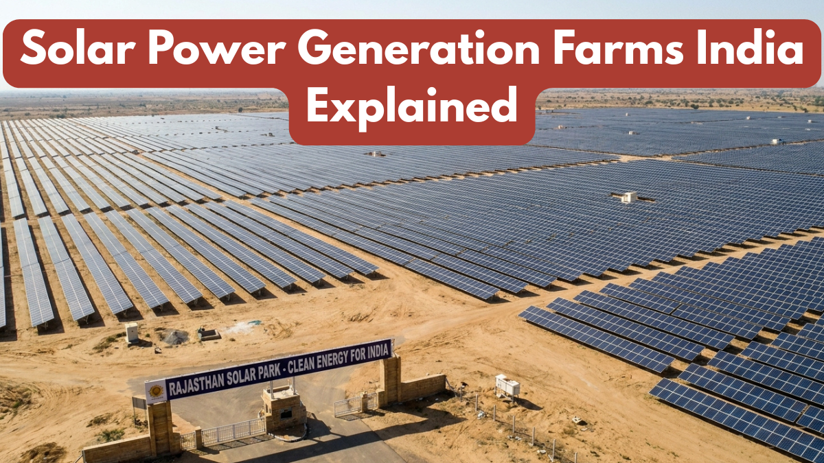 Solar Power Generation Farms India Explained